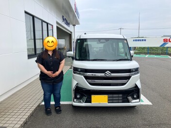スペーシアカスタム　納車させて頂きました！